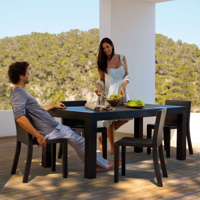 Masa dining de exterior / interior design modern premium JUT TABLE 180x90cm