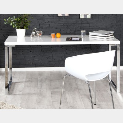 Birou White Desk 140cm alb
