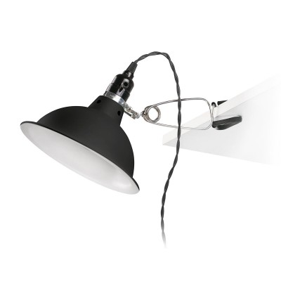 Lampa clips Industrial Style PEPPER negru