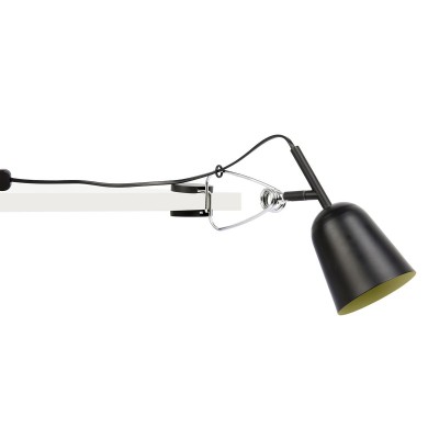 Lampa cu clips STUDIO negru