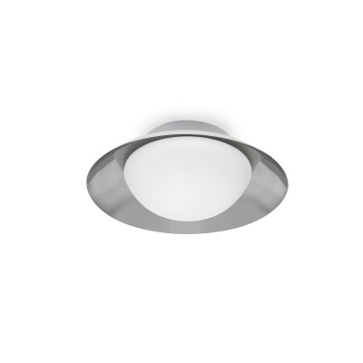 Plafoniera LED moderna SIDE G9 nickel / alb