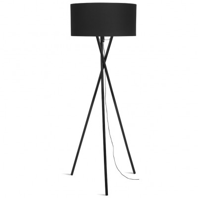 Lampadar HAMPTON/F/B, negru/ abajur 60x30cm disponibil in 15 culori