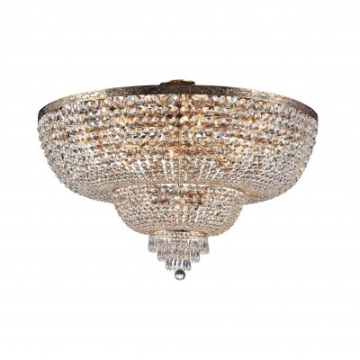 Lustra cristal design elegant Palace 100cm auriu