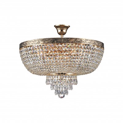 Lustra cristal design elegant Palace 50cm auriu