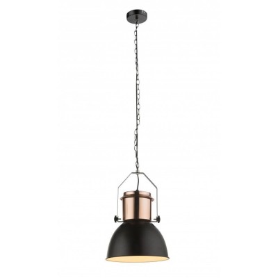 Pendul design Industrial Style Kutum negru/cupru