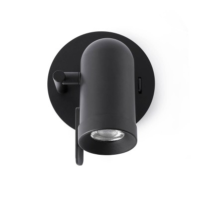 Aplica LED stil modern minimalist ORLEANS 1L negru