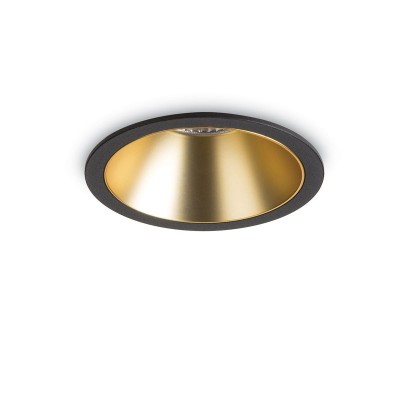 Spot LED incastrabil GAME FI1 ROUND negru / auriu
