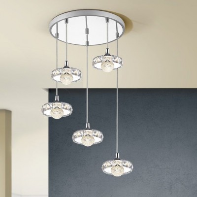 Lustra LED cu 5 Pendule design modern Suria