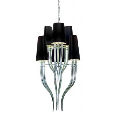 Lustra eleganta design LUX ultra-modern DIABLO 3+3 BLACK