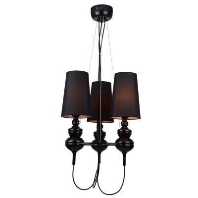 Candelabru modern design elegant Baroco 3 Black