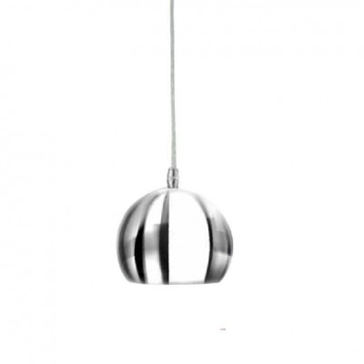 Pendul design modern Noa 1 chrome/white