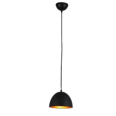 Pendul modern design nordic Ø18cm MODENA negru/auriu