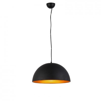 Lustra / Pendul modern design nordic Ø40cm MODENA negru/auriu