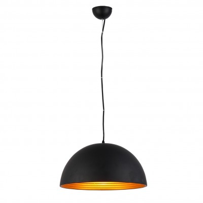 Lustra modern design nordic Ø50cm MODENA negru/auriu