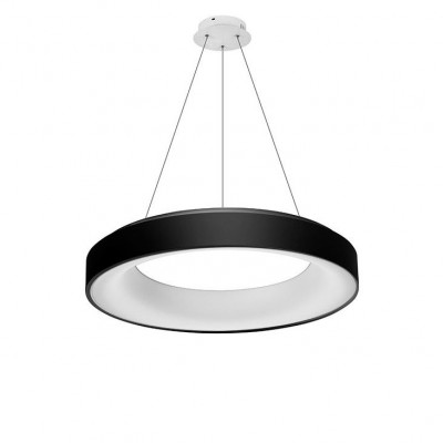 Lustra LED dimabila cu telecomanda SOVANA 55 neagra