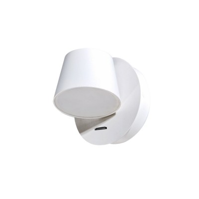 Aplica perete LED design modern RAMONA 1 alba