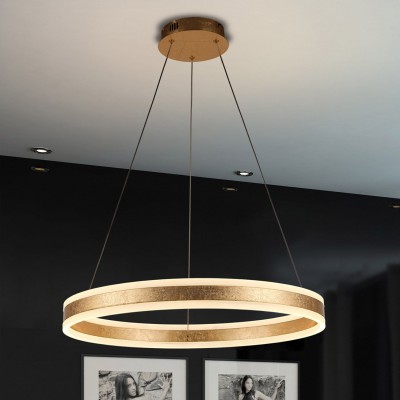 Lustra LED design modern circular Ø100cm Helia aurie 