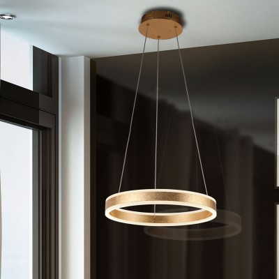 Lustra LED design modern circular Ø50cm Helia aurie 