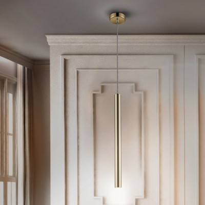 Pendul LED dimabil design modern minimalist Varas auriu
