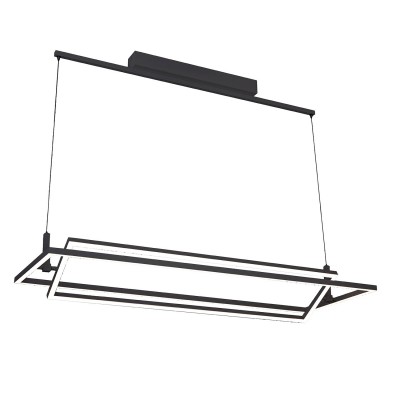 Lustra LED dimabila design modern VIENA black