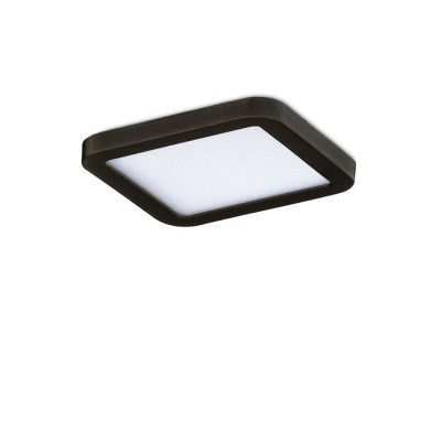 Spot LED pentru baie incastrat IP44 Slim 9 square 3000K negru