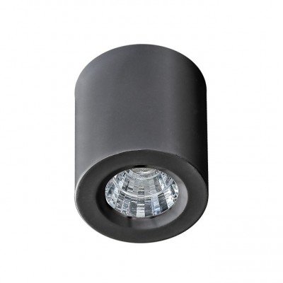Mini Spot LED aplicat tavan/plafon NANO ROUND negru