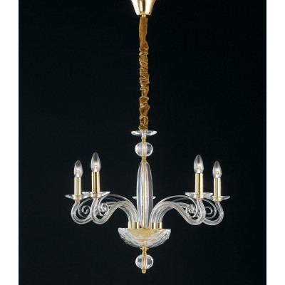 Candelabru cu 5 brate, design elegant Epoque