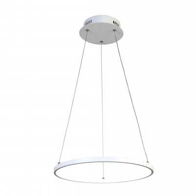 Lustra LED design modern Ø40cm GIRO alba