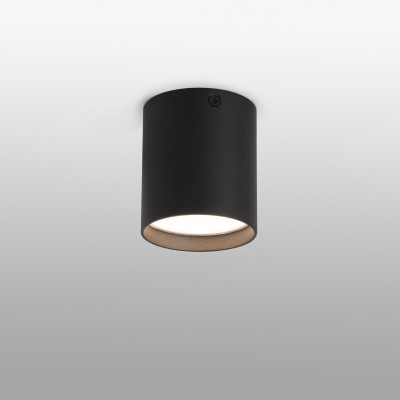 Spot LED aplicat plafon design modern HARU negru