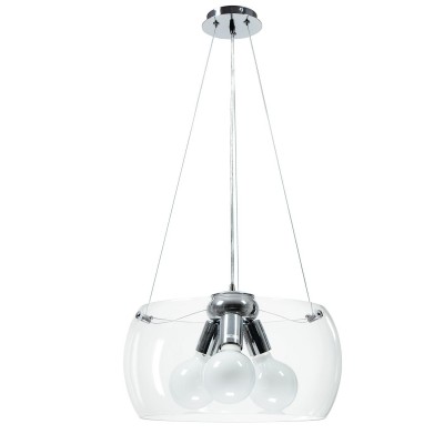 Lustra design modern Ø40cm EQUATORE transparent