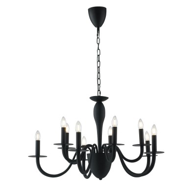 Candelabru modern design contemporan Ø92cm Armstrong negru