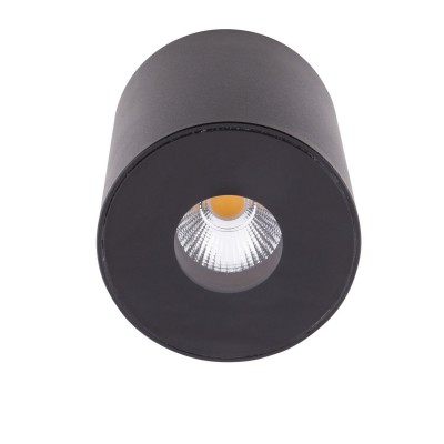 Spot LED aplicat pentru baie design minimalist IP54 PLAZMA negru