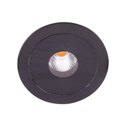 Spot LED incastrat pentru baie design minimalist IP54 PLAZMA negru
