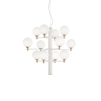 Candelabru design modern COPERNICO SP12 BIANCO