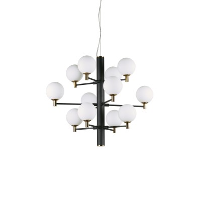 Candelabru design modern COPERNICO SP12 NERO