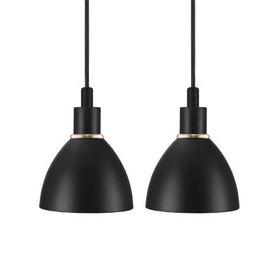 Set de 2 Pendule design modern minimalist Ray negru