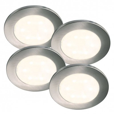 Set de 4 spoturi LED incastrabile Lismore 