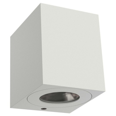 Aplica LED ambientala de exterior IP44 Canto Kubi 2 alba