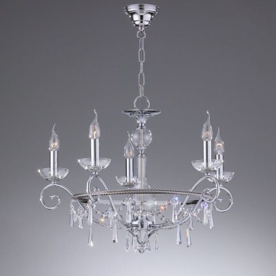 Candelabru 5 brate LUX, cristal Asfour, Irina