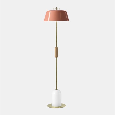 Lampadar LUX, realizat manual BON TON, roz antic