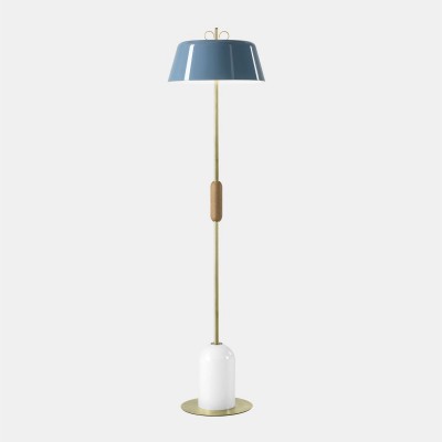 Lampadar LUX, realizat manual BON TON, albastru