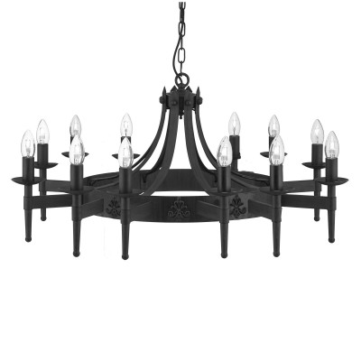 Candelabru stil rustic Cartwheel 12L 