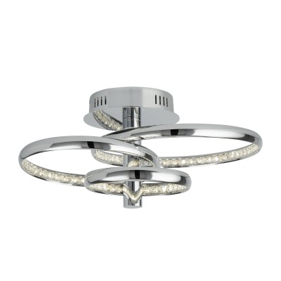 Lustra LED moderna aplicata Rings 28W