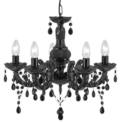 Candelabru stil clasic Marie Therese 5L negru