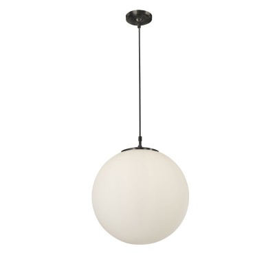 Lustra / Pendul design modern Ø35cm Atom black / opal