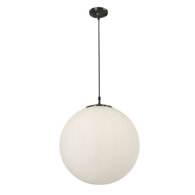 Lustra / Pendul design modern Ø30cm Atom black / opal