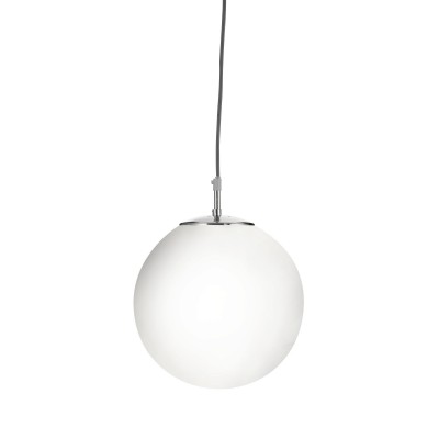 Lustra / Pendul design modern Ø30cm Atom silver / opal