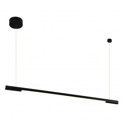 Lustra LED liniara, suspendata Organic 100cm, negru