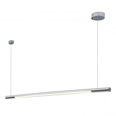 Lustra LED liniara, suspendata Organic 150cm, crom