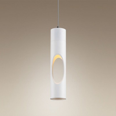 Pendul LED design modern Golden alb